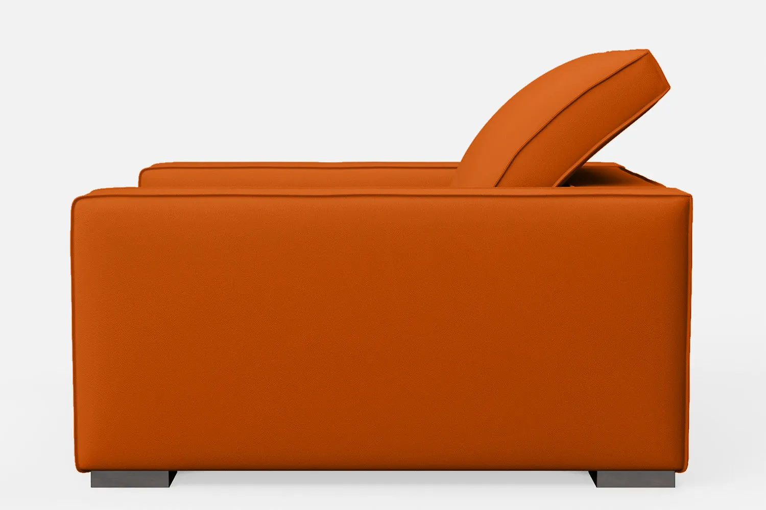 Bolzano Armchair Orange Leather