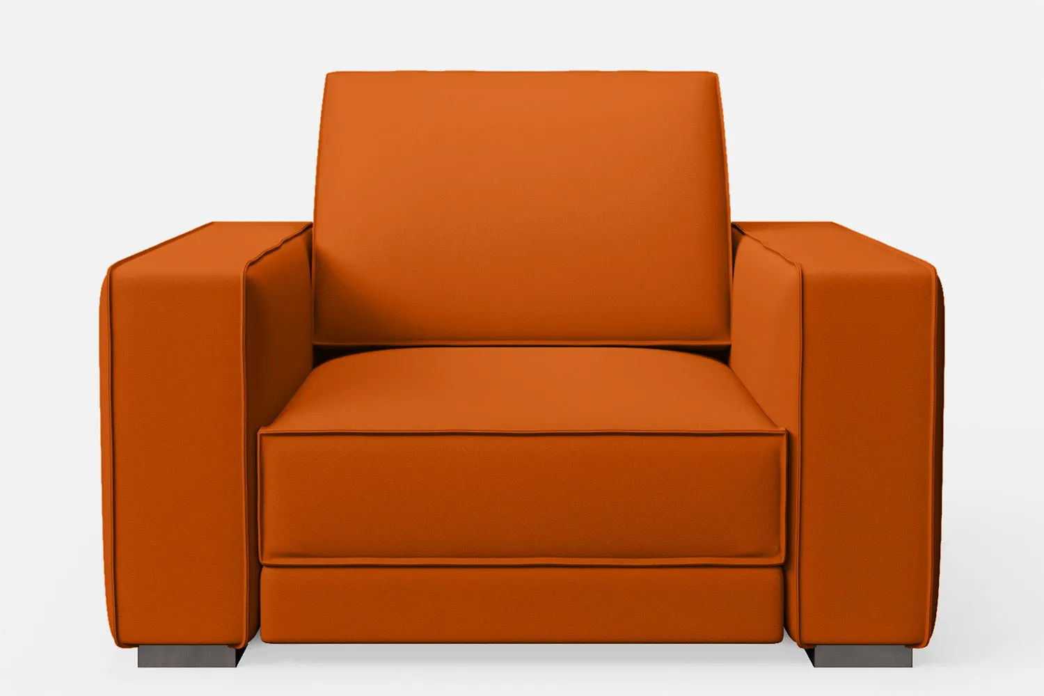 Bolzano Armchair Orange Leather