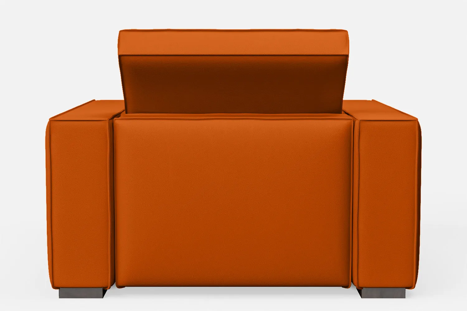 Bolzano Armchair Orange Leather