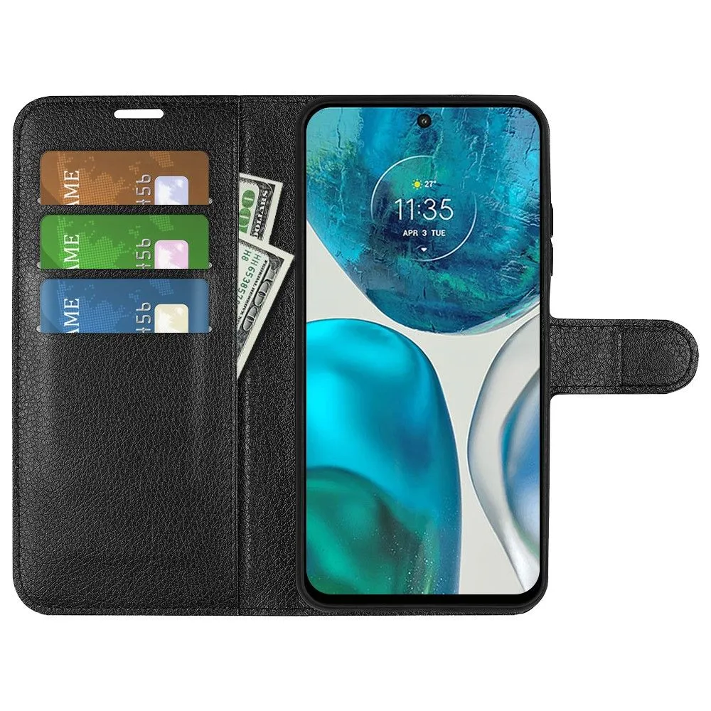 Classic Motorola Moto G52 / Moto G82 flip case - Black