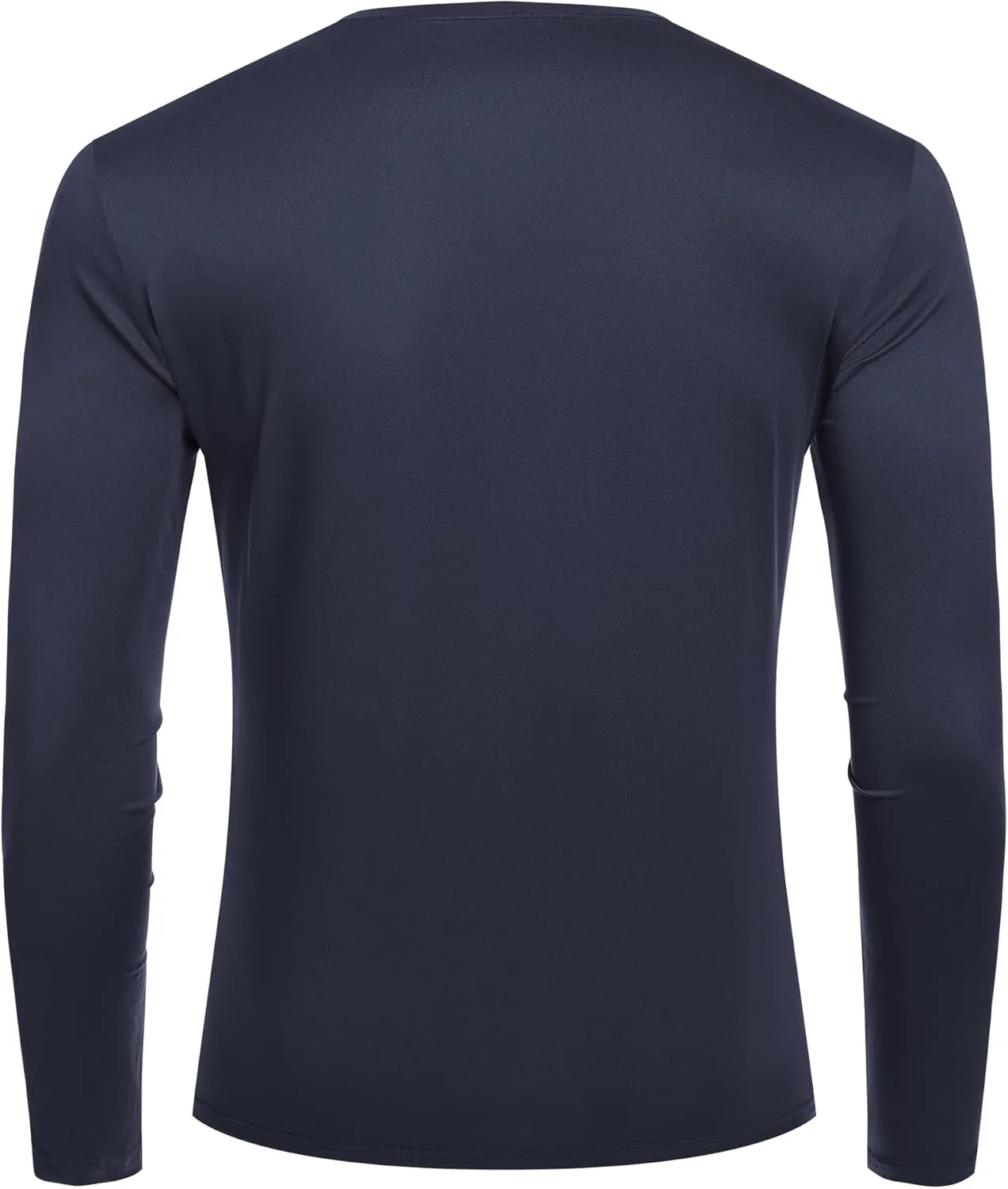 COOFANDY Men's Henley Shirts Long Sleeve Fashion Casual Tee Basic Lightweight T-Shirt