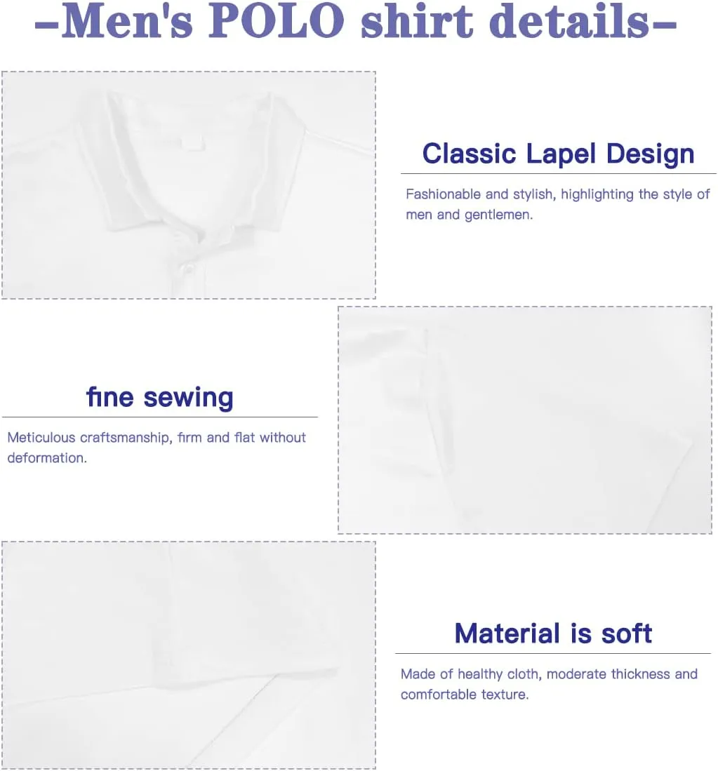 Custom Polo Shirts for Men Women Design Your Own Printed Front Back and Sleeve Personalized with Logo & Text