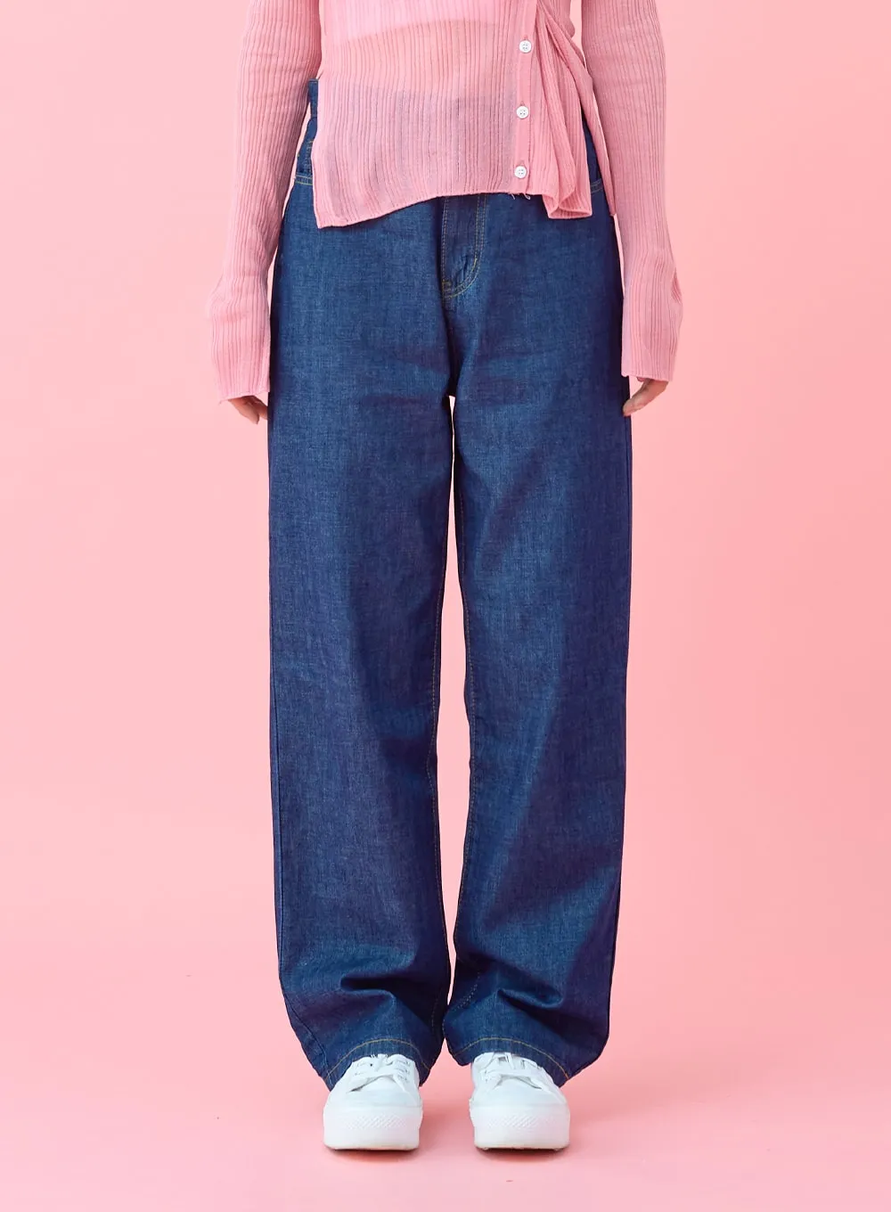 Daily Summer Denim Wide Leg Pants BU29