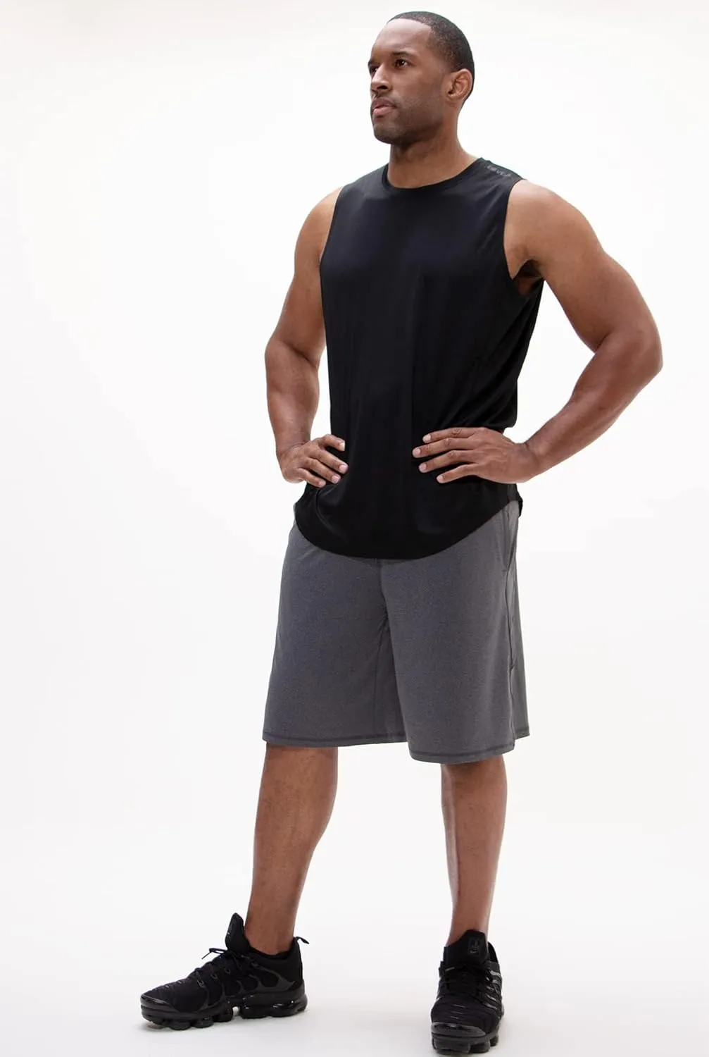 DEVOPS Men's Relaxed-Fit Workout Loungewear Gym Tank Top Sleeveless
