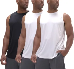 DEVOPS Men's Relaxed-Fit Workout Loungewear Gym Tank Top Sleeveless