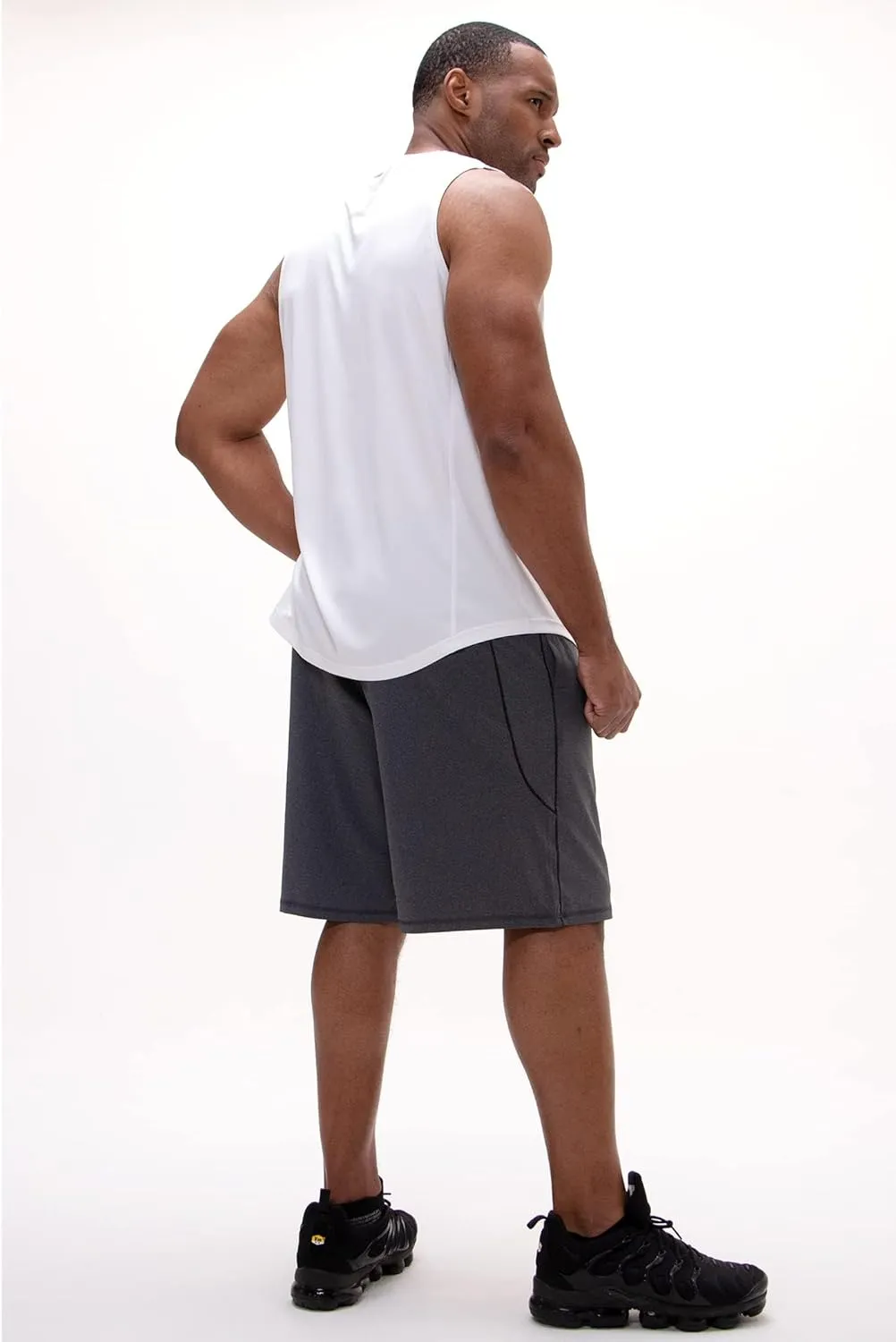 DEVOPS Men's Relaxed-Fit Workout Loungewear Gym Tank Top Sleeveless
