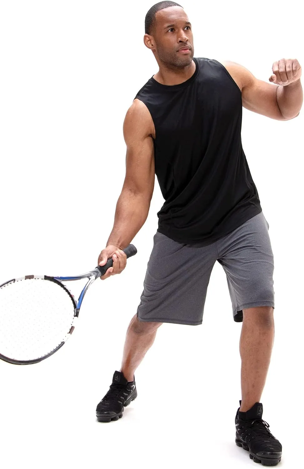 DEVOPS Men's Relaxed-Fit Workout Loungewear Gym Tank Top Sleeveless