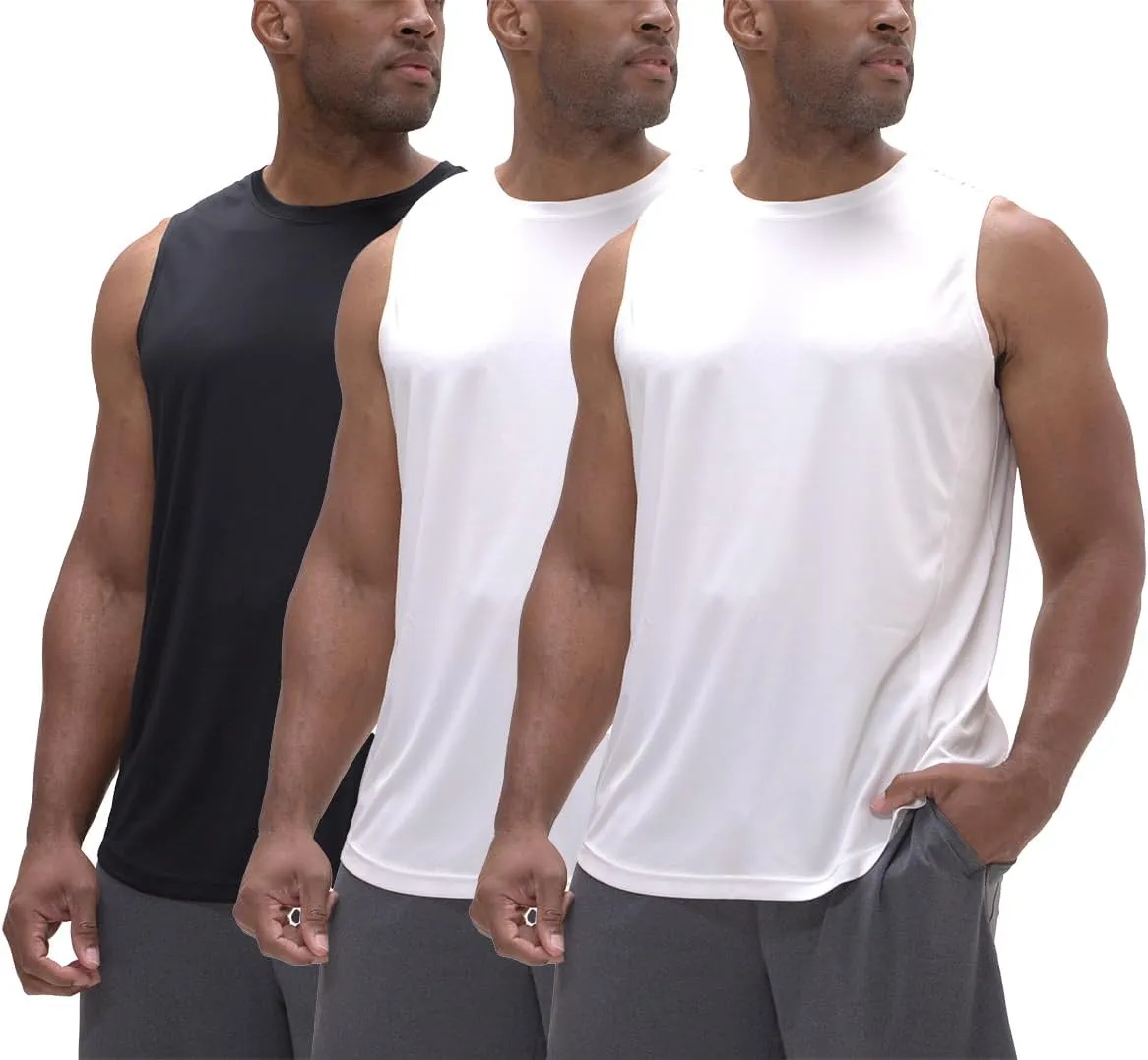 DEVOPS Men's Relaxed-Fit Workout Loungewear Gym Tank Top Sleeveless