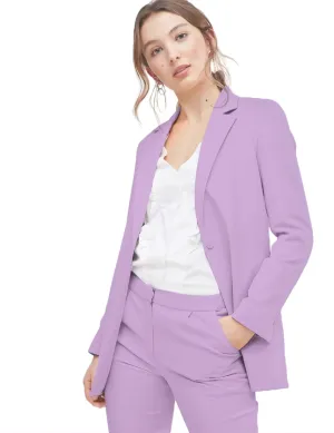 EXTRO&VERT Boyfriend Blazer Jackets for Women Single Button Side Pockets Suit Jacket for Casual Business