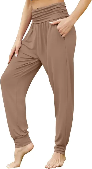 Gracyoga Women's Yoga Joggers Pants Casual Loose Workout Sweatpants Comfy Lounge Pants with Pockets