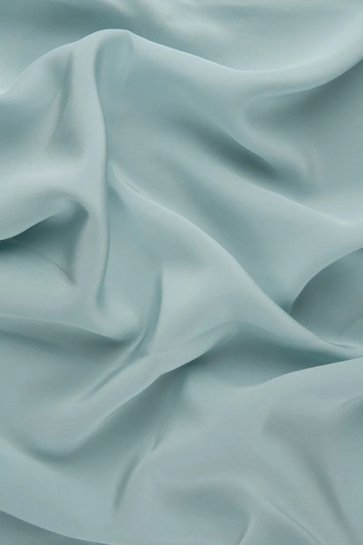 Honeydew Silk Crepe de Chine Fabric