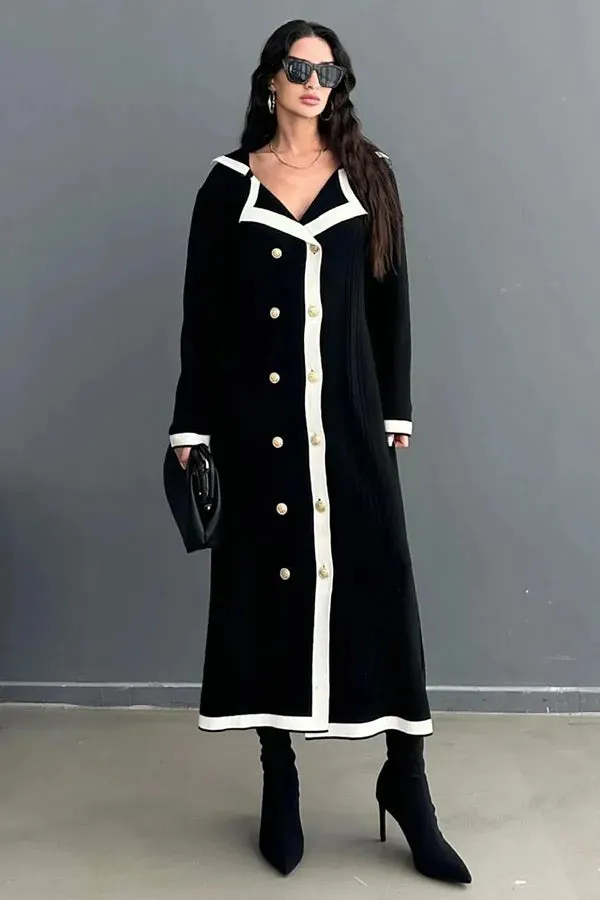 Kiana Long Knit Sweater Dress