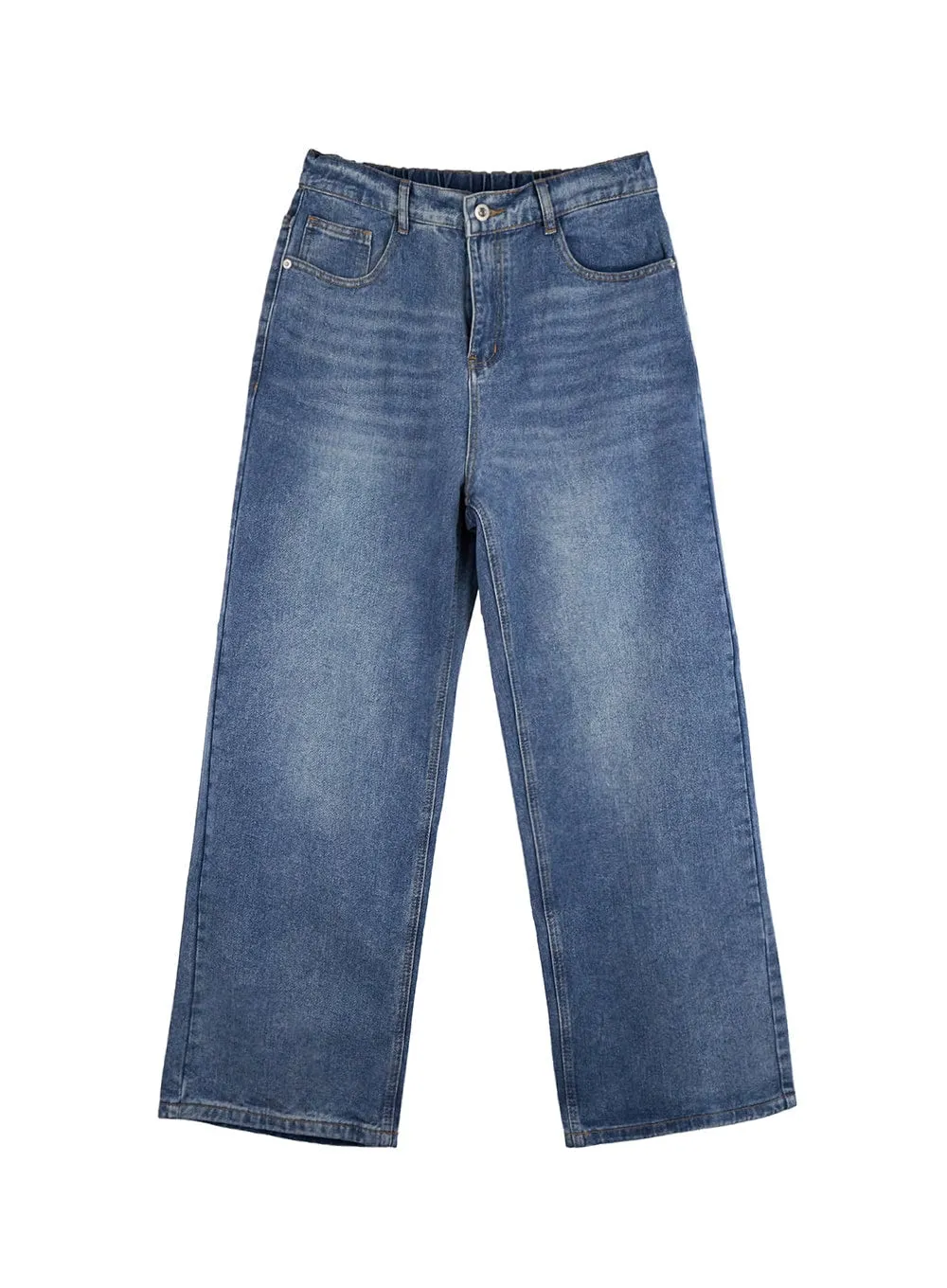 Men's Classic Wide-Leg Denim (Blue) IN411