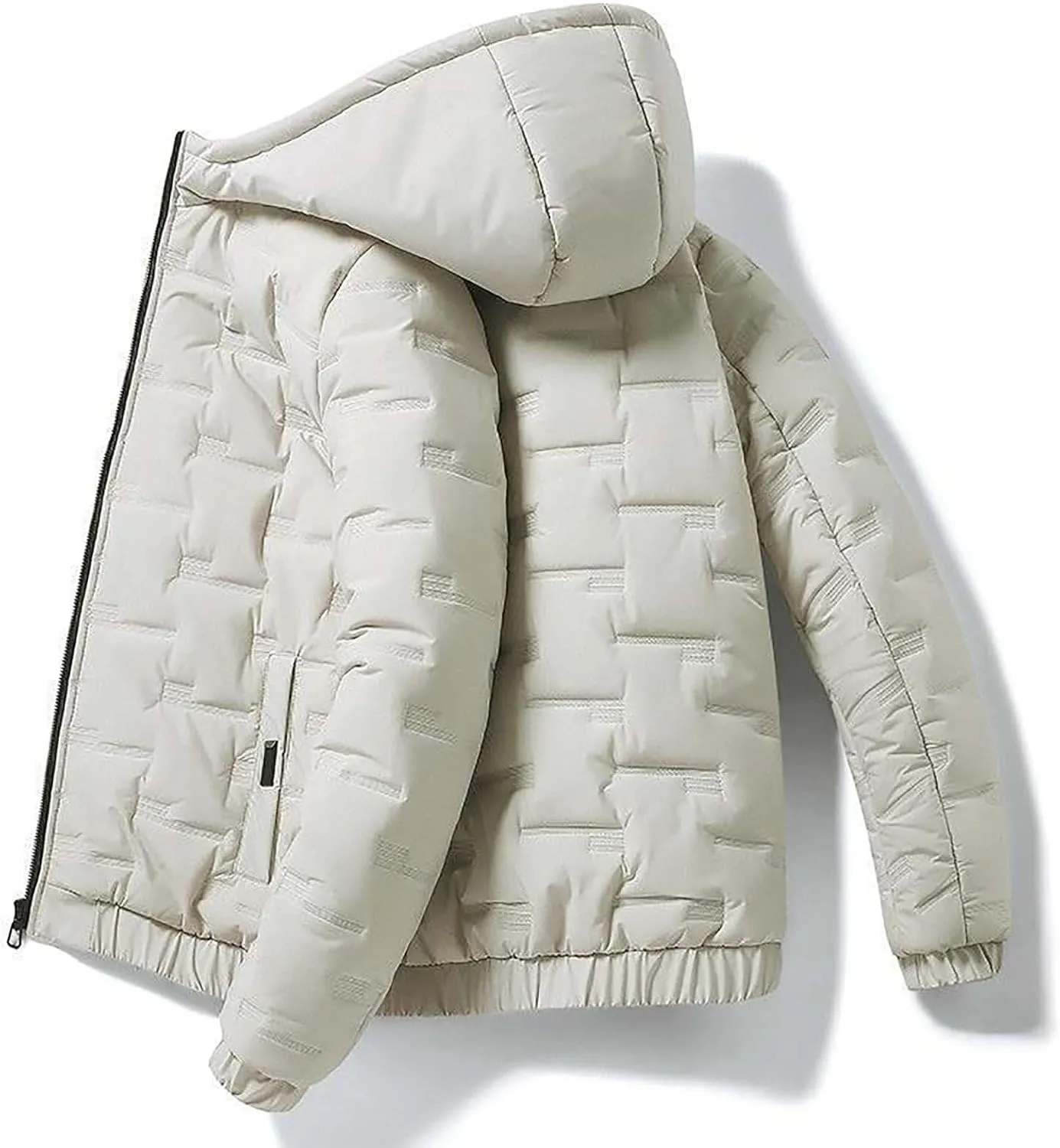 Mens Lightweight Packable Puffer Jacket Winter Insulated Puffy Coat Water Repellent Warm Quilted Jackets Travel