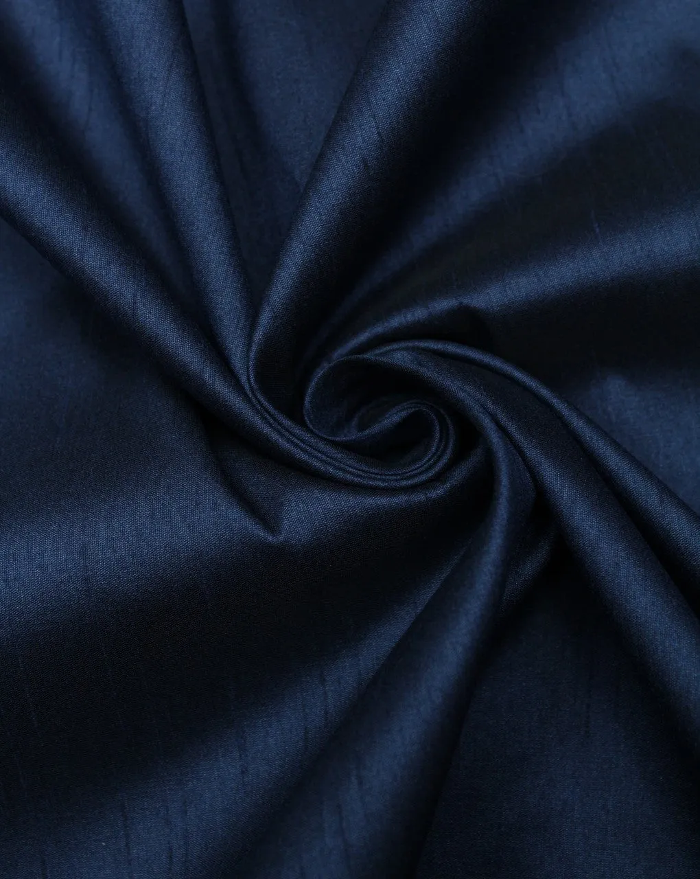 Plain Blue Poly Dupion Fabric