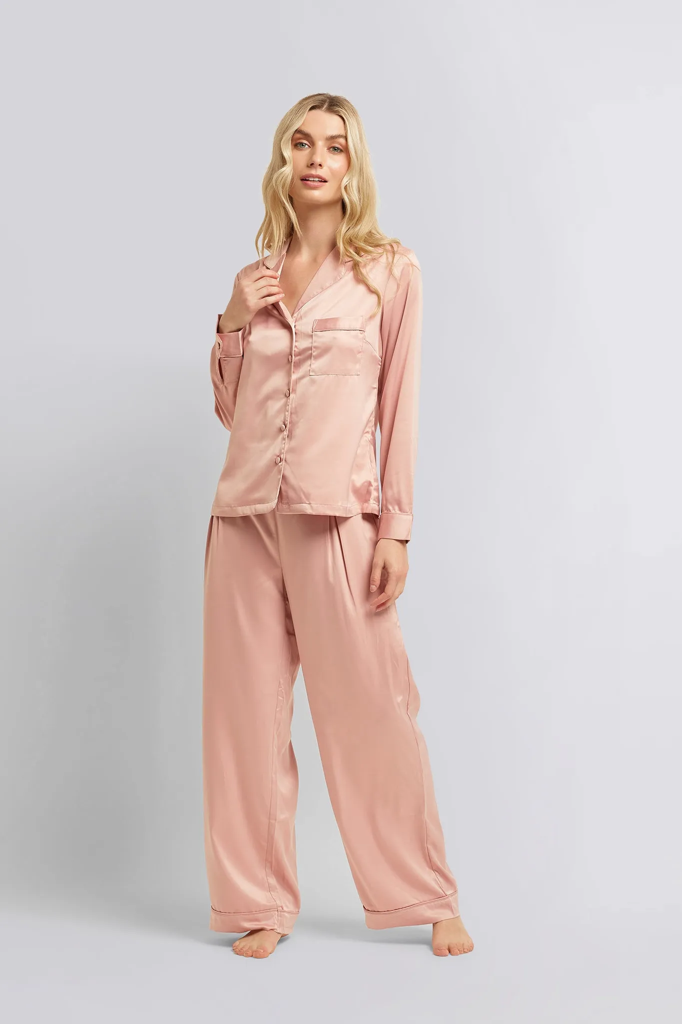Toni Lounge Pyjama Set - Rust
