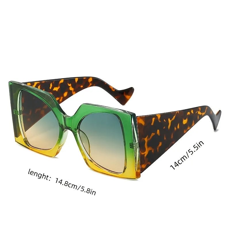 Trendy Large Frame Womens Glasses with AntiReflective Lens