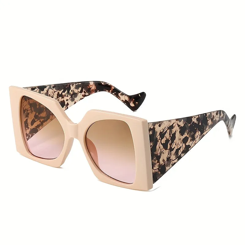 Trendy Large Frame Womens Glasses with AntiReflective Lens
