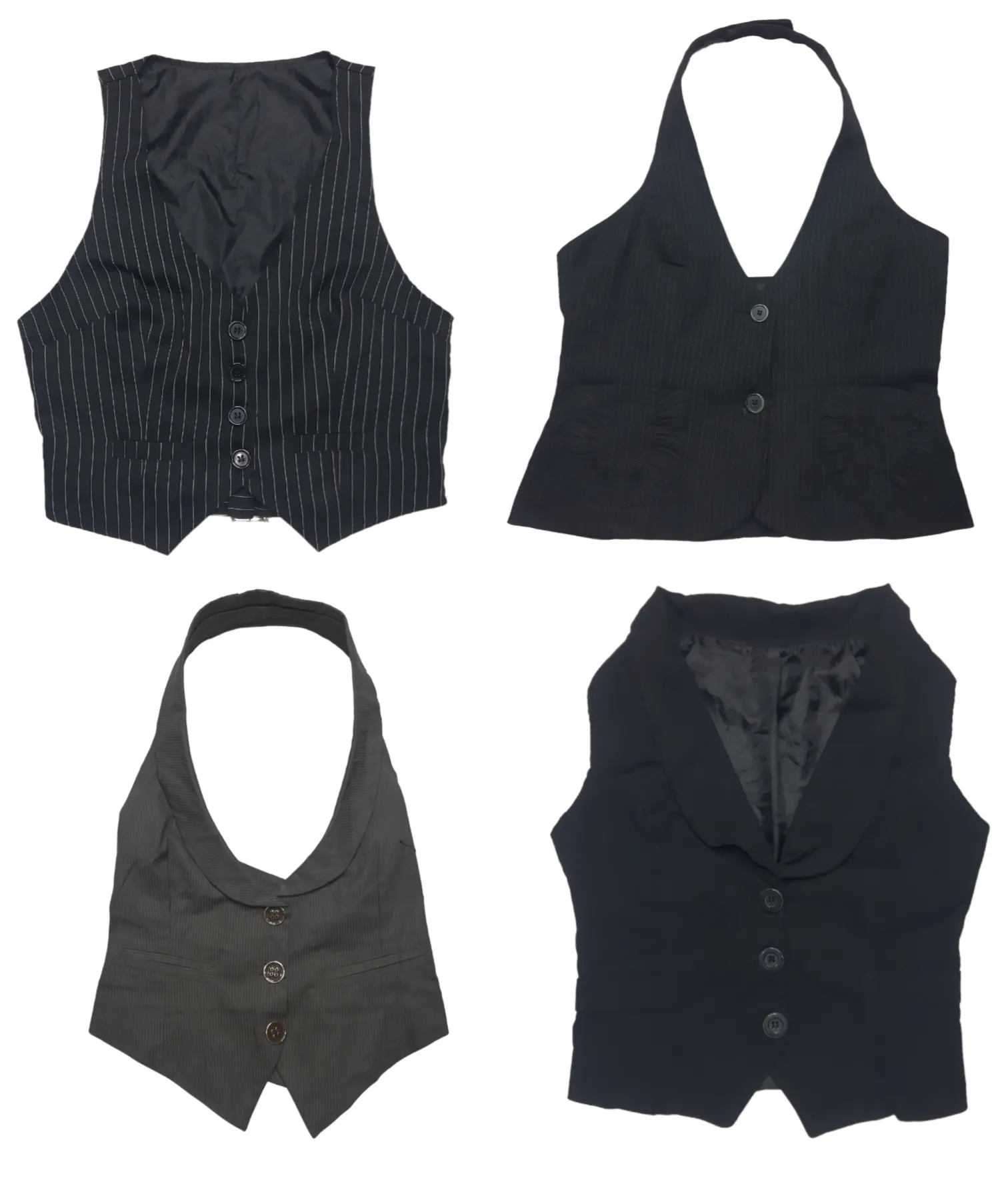 Vintage Vestments: Y2K Women's Waistcoat WMNS-24 (S-118)🌟💥💫