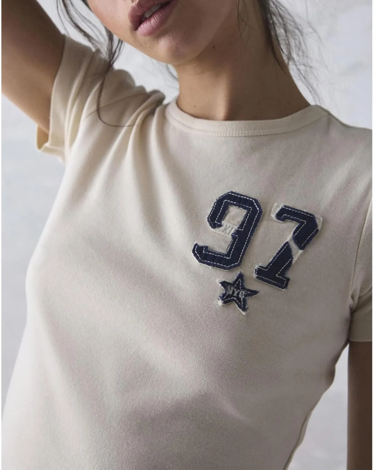 Women's Short Sleeve Y2K Baby Tees E-Girls Cute Graphic Print Crop Tops Slim Fit T Shirts Retro Vintage Aesthetic